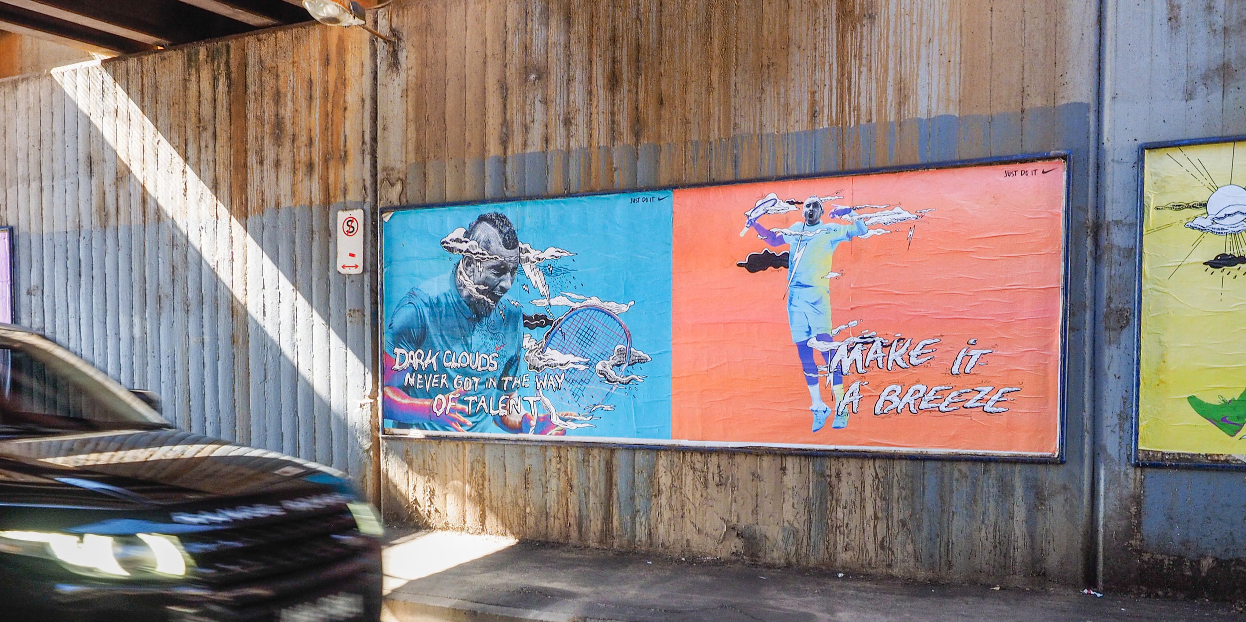 Nike Australian Open campaign visual